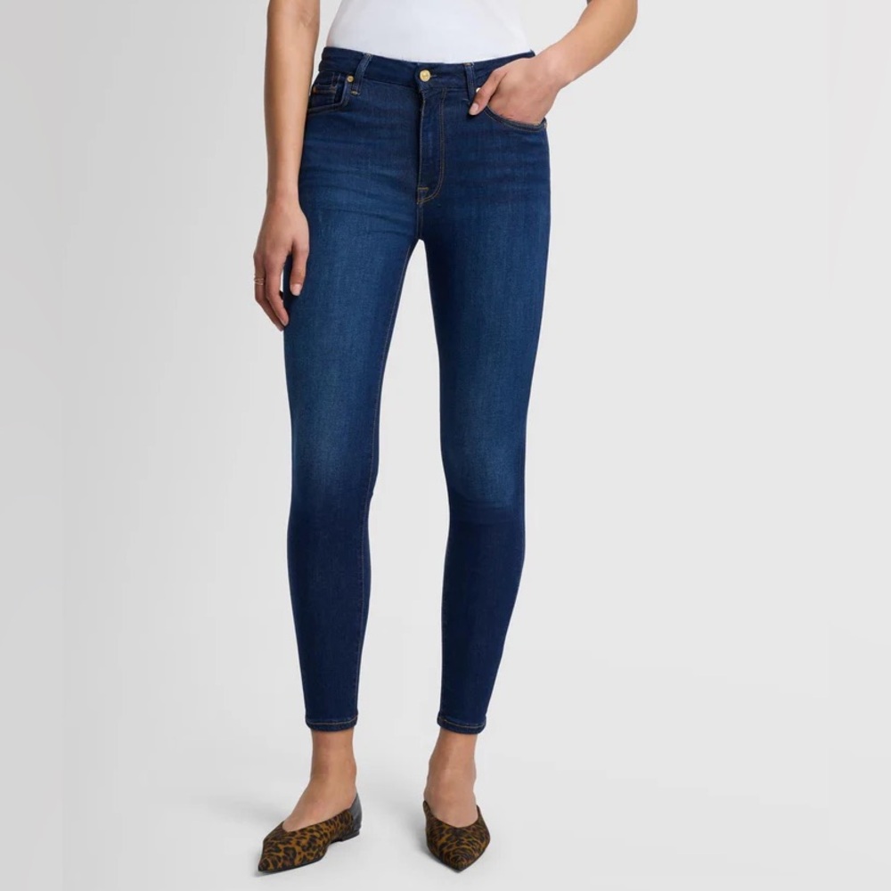 7 For All Mankind Skinny High Rise Jeans - The Gwenevere
